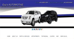 Desktop Screenshot of guysautomotive.com