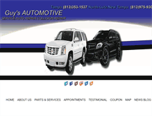 Tablet Screenshot of guysautomotive.com